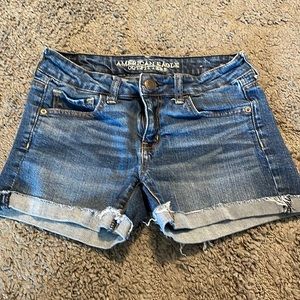 AEO denim shorts